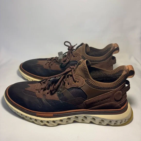 Cole Haan Men's 5.Zerogrand Work Sneaker Brown - Picture 3 of 7